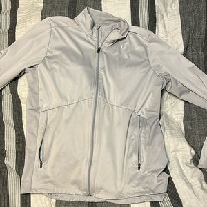 gray nike dri fit quarter zip